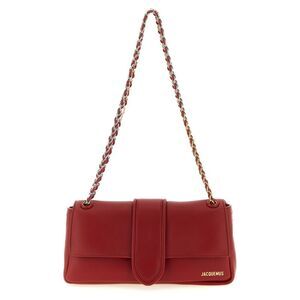 Jacquemus Red Lamb Leather Shoulder Women's Bag